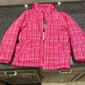 Pink Spyder ski coat